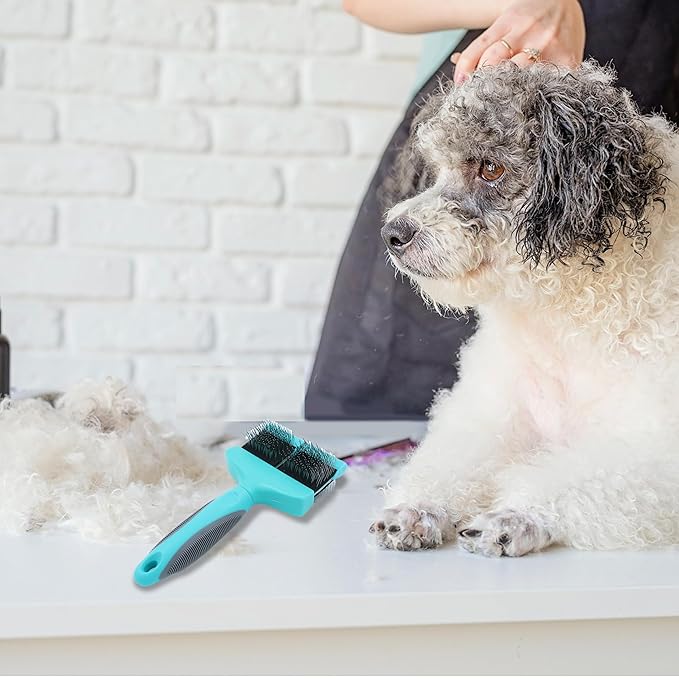 Flexible Slicker Brush - Double/Soft