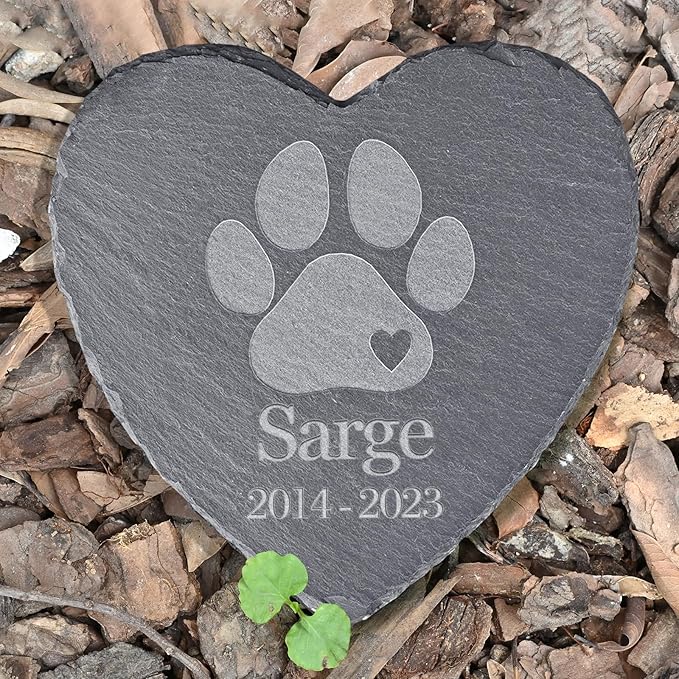 Pet Memorial Stones for Loss of Dog, Personalized Pet Memorial Gifts, Dog Sympathy Gifts, Loss of Cat Remembrance Gifts, Personalized Pet Headstone, Pet Grave Markers