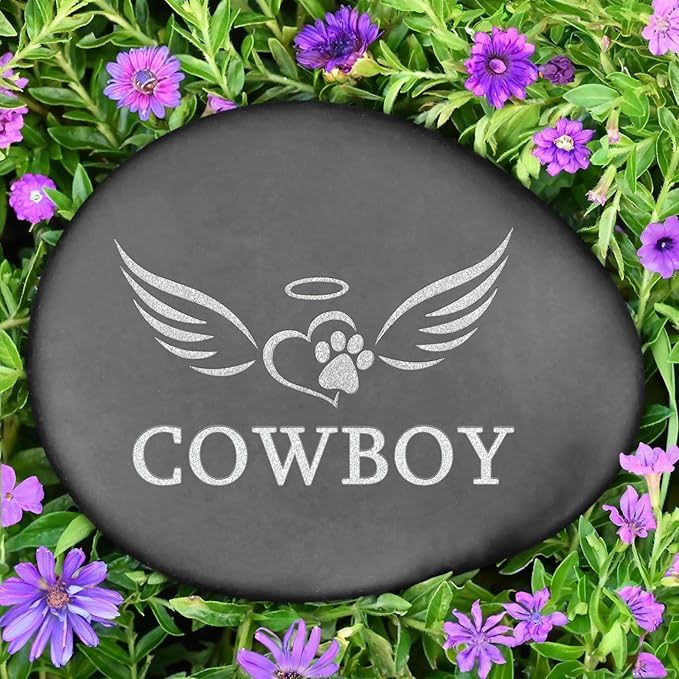 Pet Memorial Gifts - Pet Memorial Stones - Cat Sympathy Gifts - Pet Loss Gifts - Loss of Dog Gift - Dog Remembrance Gift - Cat Bereavement Gifts - in Memory of Dog - Dog Memorial Stone