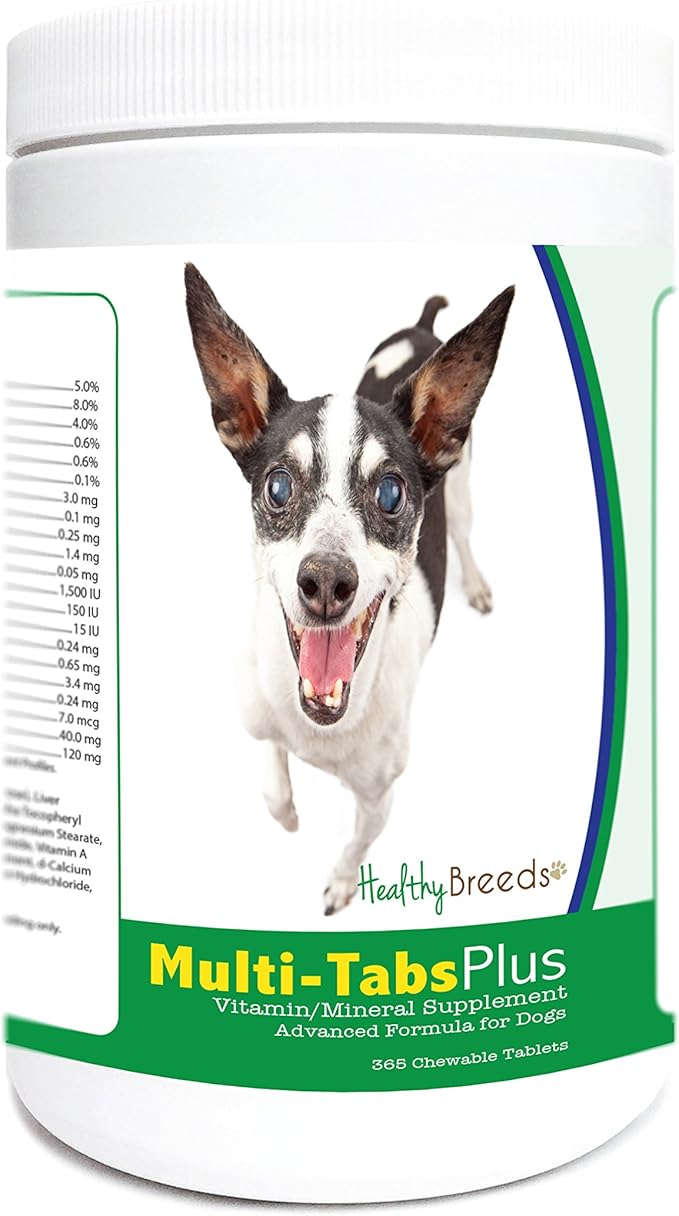 Healthy Breeds Rat Terrier Multi-Tabs Plus Chewable Tablets 365 Count