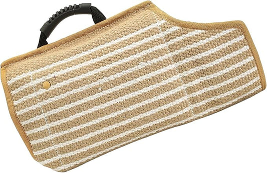 Morezi Dog Bite Sleeve Training Protection, Fits Both Sleeves, Small Dogs Training Biting Tugging Toy - Yellow - Short
