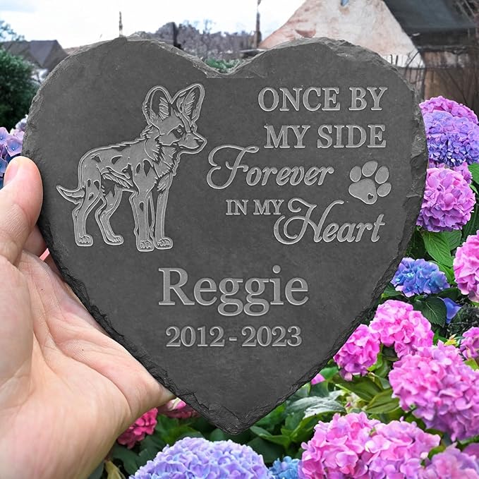 African Wild Memorial Gifts, African Wild Memorial Stone, African Wild Keepsake, in Loving Memory African Wild