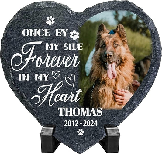 DIYKST Dog Memorial Gifts for Loss of Dog Sympathy Gift,Dog Memorial Stone,Pet Memorial Gifts,Pet Loss Gifts,Pet Memorial Stones for Dogs Cemetery Decorations for Grave,Cat Memorial (Sympathy Gift)