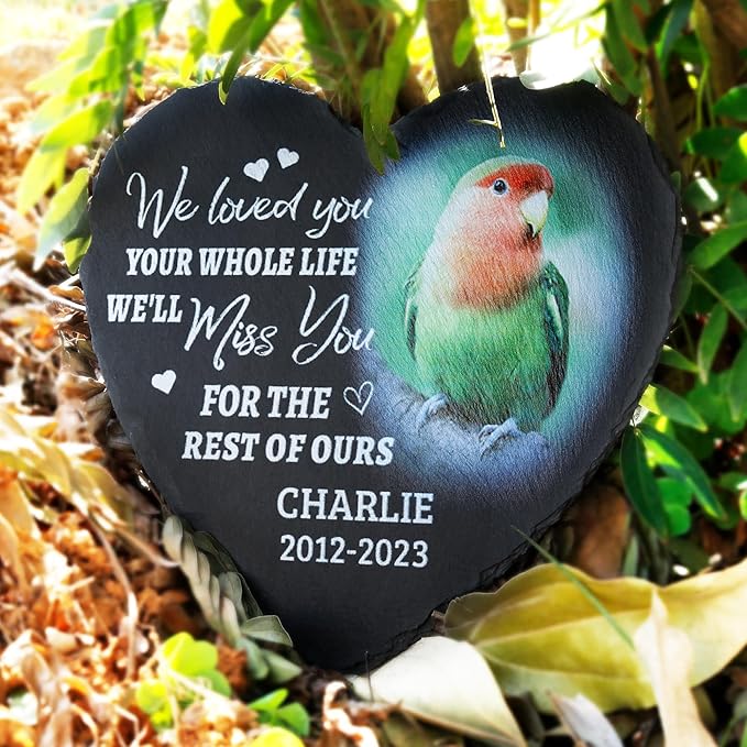 ODB Parrot Memorial Stone & Gifts - Loss Remembrance Tombstone & Grave Marker