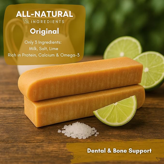 Majestic Pet Himalayan All-Natural Cheese Dog Chews - Long Lasting Dental Chew for Dogs - Healthy Pet Treats with Beneficial Ingredients (Dental & Bone Support, Regular, 1 Pack)