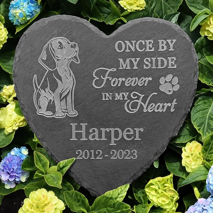 Beagle Memorial Gifts, Beagle Memorial Stone, Beagle Keepsake, in Loving Memory Beagle