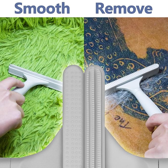 Cat Dog Self Cleaning Slicker Grooming Brush Pet Hair Removal Tool Reusable Lint Remover Carpet Scraper for Clothes Couch Pet Bed Furniture Bedding Sofa Car