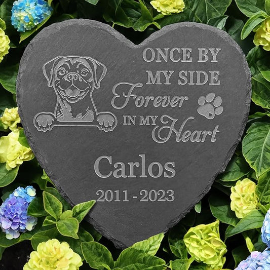 Pug Memorial Gifts, Pug Memorial Stone, Pug Keepsake, in Loving Memory Pug