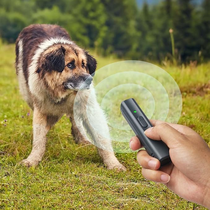 Pet Anti Barking Device, Mini Ultrasonic Dog Bark Control Device for Indoor Outdoor Use, Safe for Dogs Trainer