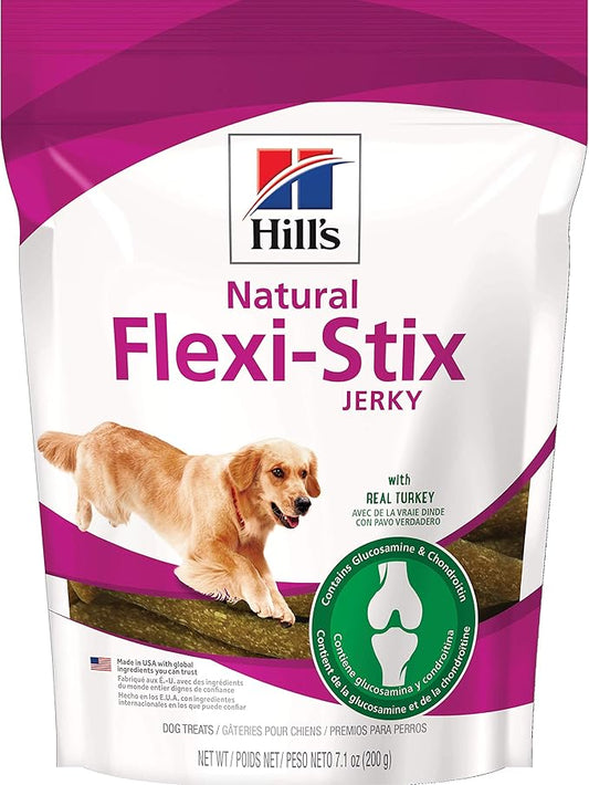 Hill's Natural Flexi-Stix Dog Treats, Turkey Jerky, 7.1 oz. Bag
