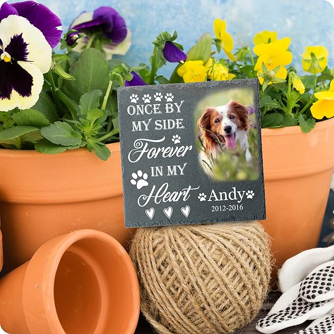 Memorial Gifts for Loss of Dog Custom Dog Memorial Stone, Pet Memorial Gifts, Pet Memorial Stones, Cemetery Decorations for Graves, Cat Memorial Gifts