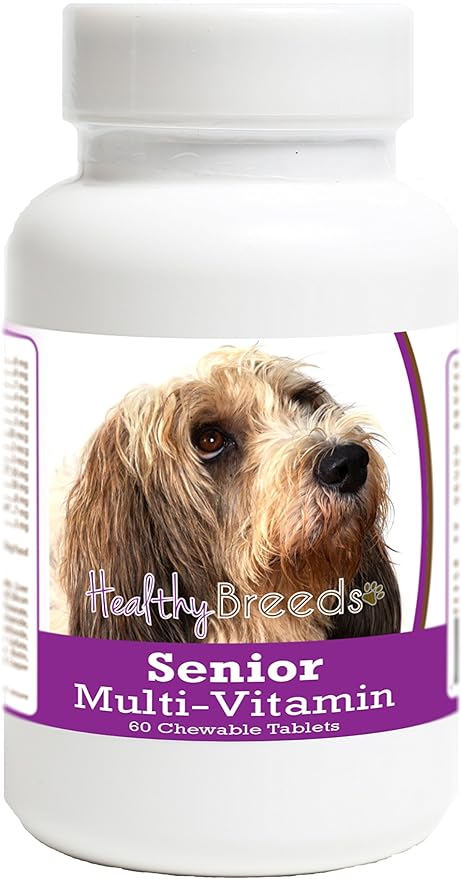 Healthy Breeds Petits Bassets Griffons Vendeen Senior Dog Multivitamin Tablets 60 Count