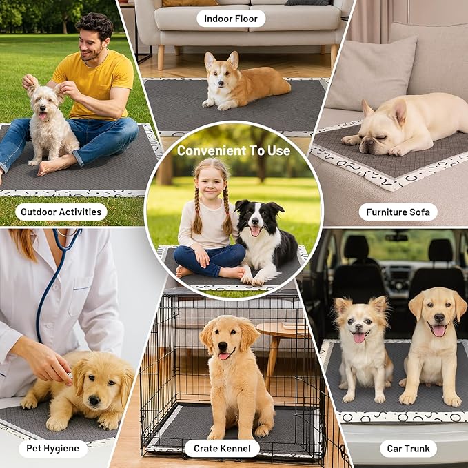 Charcoal Puppy Pee Pads for Dogs Extra Large, 28"x34" 30 Counts + 1 Extra Health Monitoring Pad - XL Dog Potty Training Pads Disposable, Odor-Control, Super Absorbent & Leak-Proof