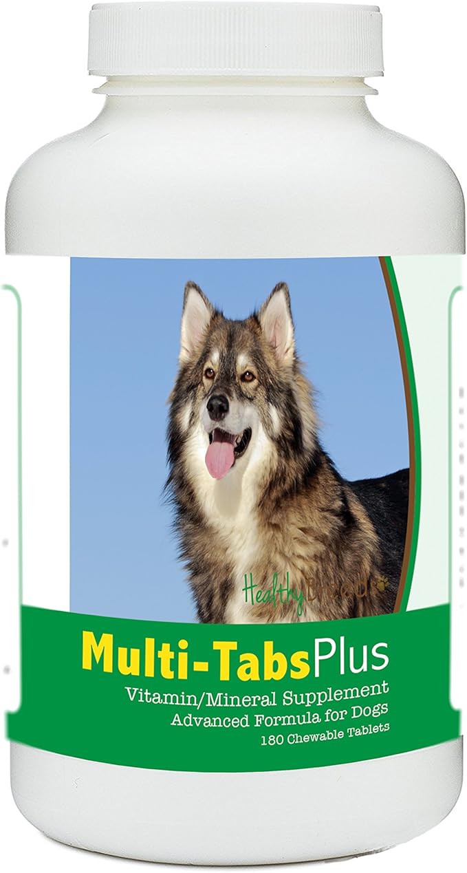 Healthy Breeds Utonagan Multi-Tabs Plus Chewable Tablets - The Vitamins & Minerals Your Dog Needs to Support Better Health from The Inside Out - 180 Count