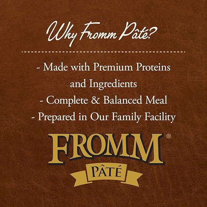 Fromm Seafood Medley Pate Dog Food - Premium Wet Dog Food - Salmon Recipe - Case of 12 Cans