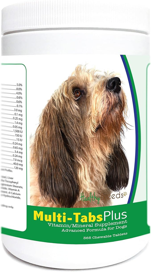 Healthy Breeds Petits Bassets Griffons Vendeen Multi-Tabs Plus Chewable Tablets 365 Count
