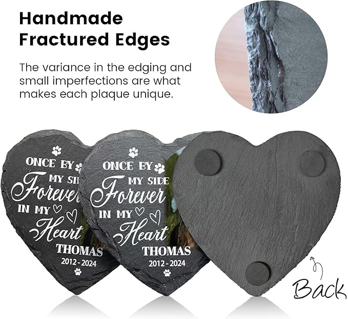 DIYKST Dog Memorial Gifts for Loss of Dog Sympathy Gift,Dog Memorial Stone,Pet Memorial Gifts,Pet Loss Gifts,Pet Memorial Stones for Dogs Cemetery Decorations for Grave,Cat Memorial (Sympathy Gift)