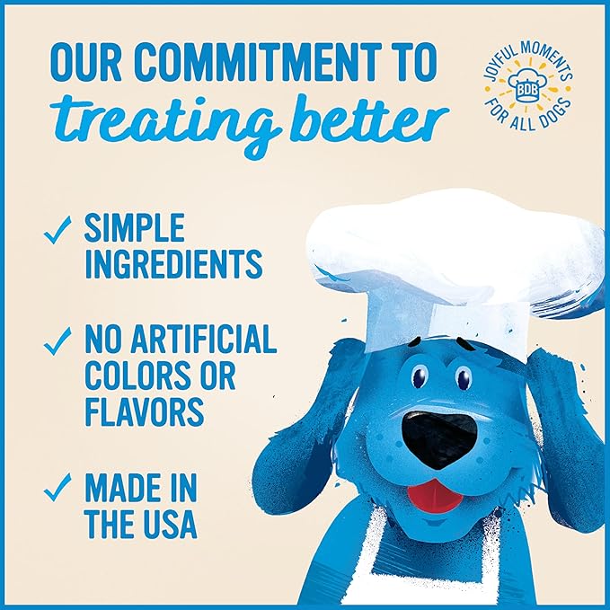 Blue Dog Bakery Softies, Soft & Chewy Peanut Butter Dog Treats, Medium Size, Healthy Treats, All Natural Ingredients,10 oz (Pack of 1)