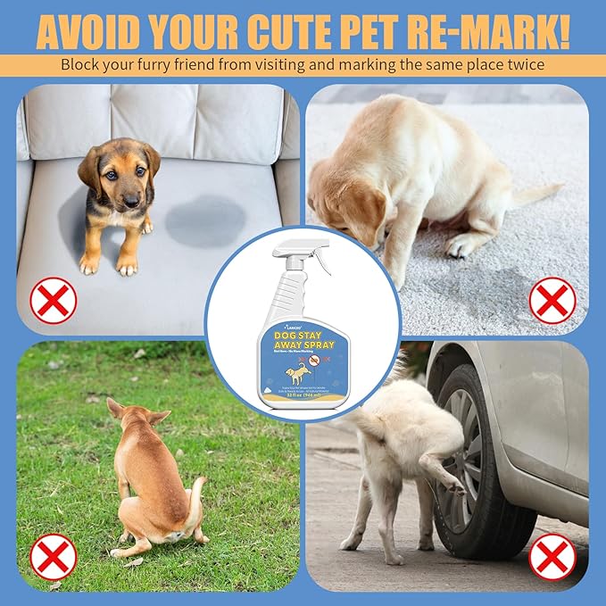 32 Oz Non-Toxic Solution to Keep Dogs from Marking Indoors, Dog-Friendly Spray to Curb Indoor Marking and Maintain a Clean Home