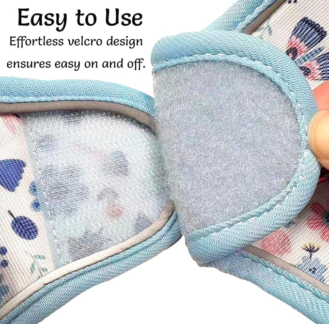 Step in Dog Harness and Leash Set, Reflective Adjustable No Pull Dog Harness for Extra-Small/Small Dogs Puppy and Cats, Soft Padded Mesh Vest Harnesses for Girl and Boy Pets(Cute Insect,XS)
