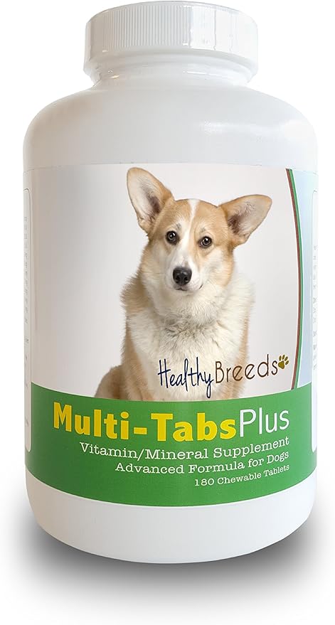 Healthy Breeds Cardigan Welsh Corgi Multi-Tabs Plus Chewable Tablets 180 Count