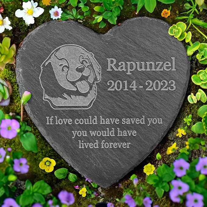 Personalized Golden Retriever Memorial, Golden Retriever Dog Memorial Stone, Loss of Golden Retriever, Golden Retriever Keepsake, in Loving Memory Golden Retriever