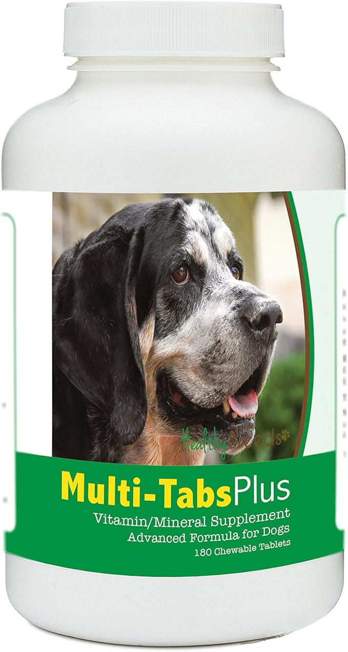 Healthy Breeds Bluetick Coonhound Multi-Tabs Plus Chewable Tablets 180 Count
