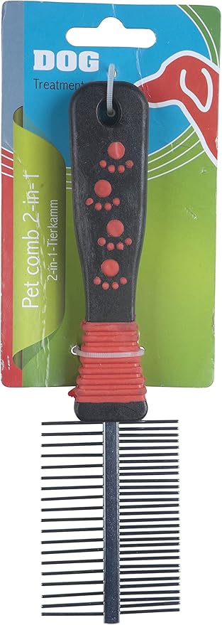 Dog 38917 Pet Comb 2-in-1 20 x 5 cm