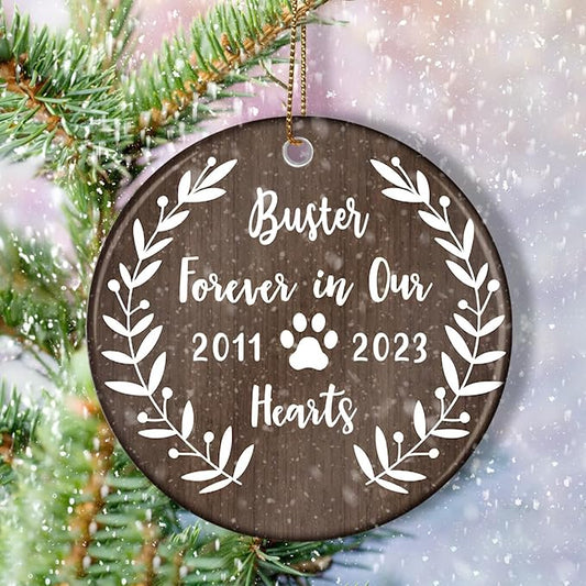 Pet Memorial Ornament - Dog Loss Remembrance Gift