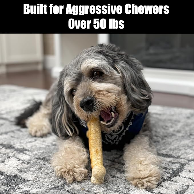 Fieldcrest Farms Nothin' to Hide Collagen-Based Dog Chews, Wishbone, Chicken Flavor, Ultra-Premium, for Dogs Over 50lbs, Easily Digestible, Supports Skin, Coat, Joints & Muscles, 7-Inch, 2 Pieces