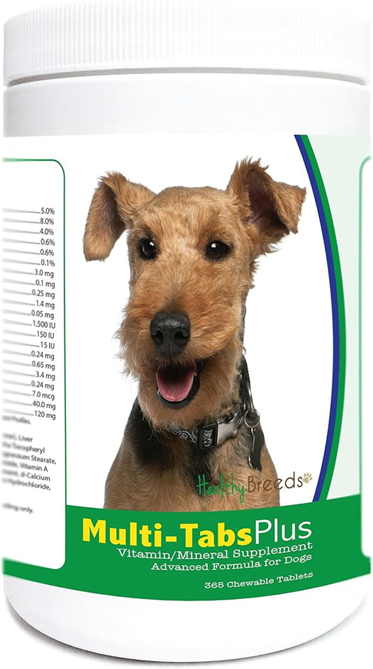 Healthy Breeds Welsh Terrier Multi-Tabs Plus Chewable Tablets 365 Count