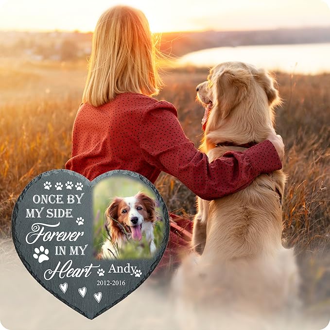 Memorial Gifts for Loss of Dog Custom Dog Memorial Stone, Pet Memorial Gifts, Pet Memorial Stones, Cemetery Decorations for Graves, Cat Memorial Gifts