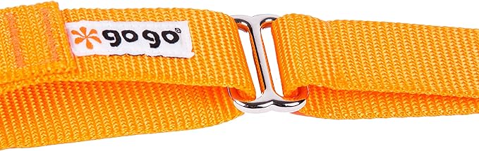GOGO Pet Products 1-Inch Martingale Dog Collar, Large, Orange