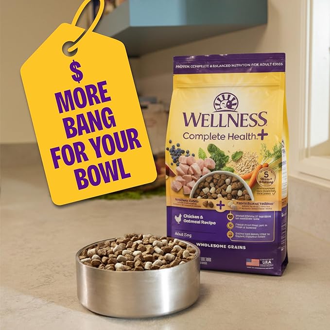 Wellness Complete Health+ Dry Dog Whitefish & Sweet Potato Recipe (20 Pound Bag)