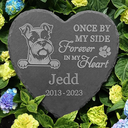 Miniature Schnauzer Memorial Gifts, Miniature Schnauzer Memorial Stone, Miniature Schnauzer Keepsake, in Loving Memory Miniature Schnauzer
