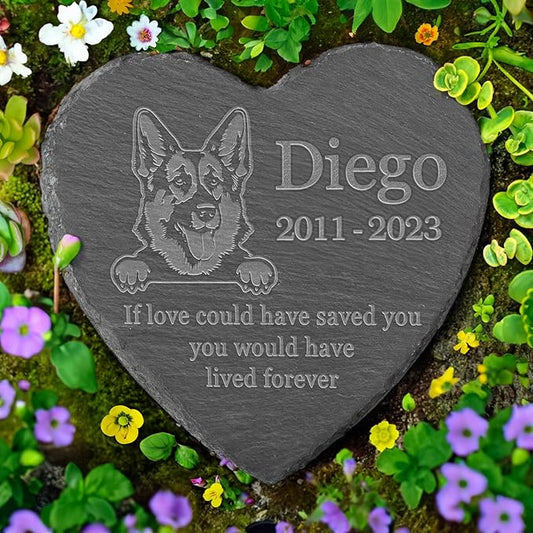 Personalized German Shepherd Memorial, German Shepherd Dog Memorial Stone, Loss of German Shepherd, German Shepherd Keepsake, in Loving Memory German Shepherd