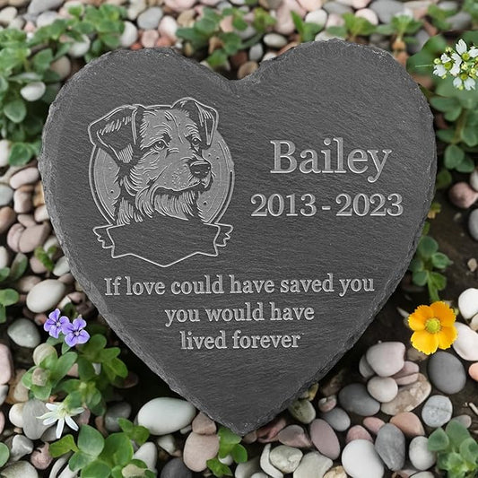 Dog Memorial Stone, Dog Outdoor Memorial, Dog Loss Sympathy Gift, in Memory of Dog