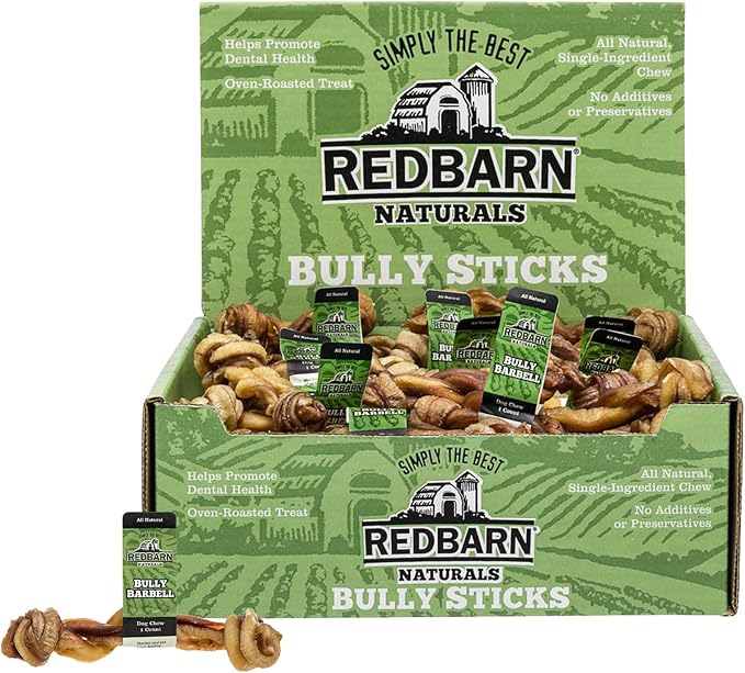 Redbarn Bully Barbells for Dogs, Pack of 10