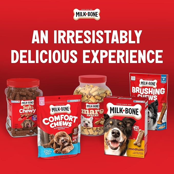 Milk-Bone Mini’s Original Biscuits, Mini Dog Treats, 15 Oz. Boxes (Pack of 6)