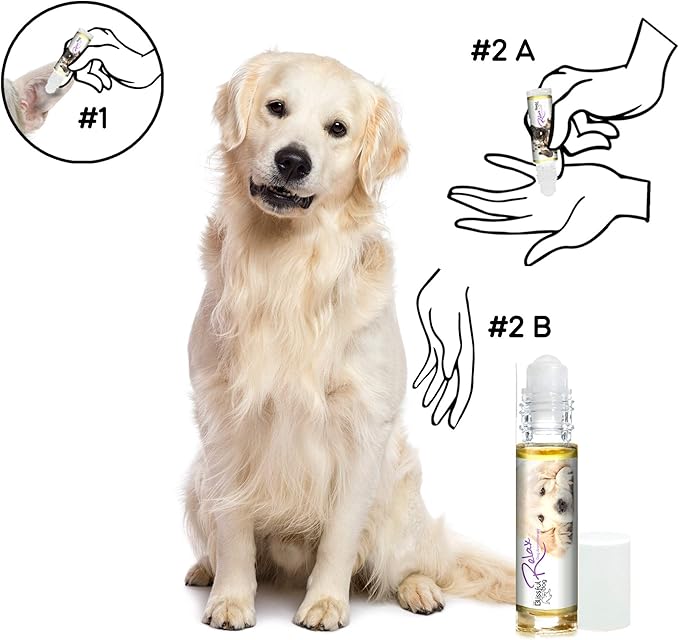 The Blissful Dog Golden Retriever Relax Roll-ON Aromatherapy for Dogs - Anxiety Relief for Dogs