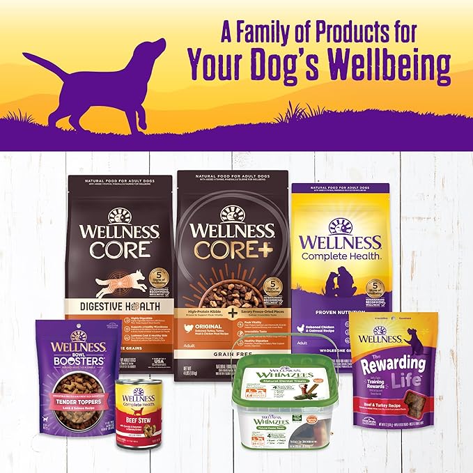 Wellness Complete Health Canned Wet Dog Food, Venison & Salmon Stew, 12.5-Ounce Can (Pack of 12)