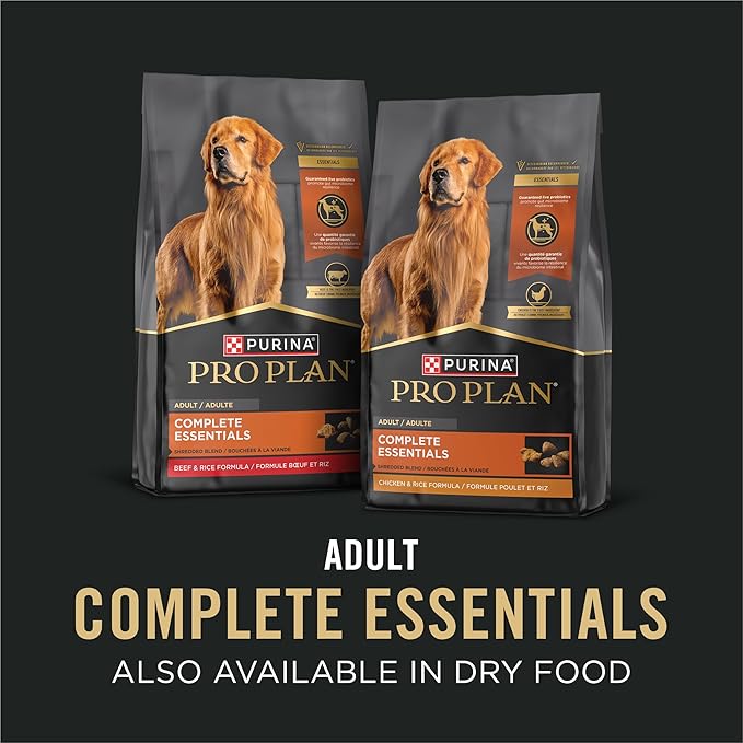 Purina Pro Plan Complete Essentials Slices Chicken and Vegetables Entree in Wet Dog Food Gravy - (Pack of 12) 13 oz. Cans