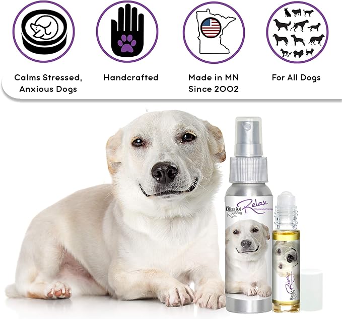 The Blissful Dog All Natural Relax Dog Aromatherapy Spray, 2.67 oz