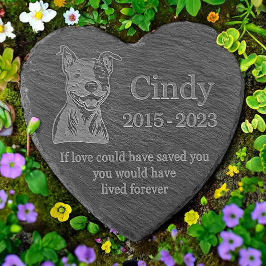 Personalized American Staffordshire Terrier Memorial, American Staffordshire Terrier Tombstone, American Staffordshire Terrier Keepsake, in Loving Memory American Staffordshire Terrier