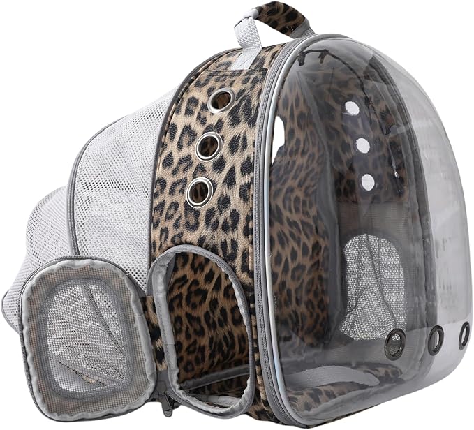 Pet Carrier Backpack Expandable for Cats and Small Dogs, Breathable Anti-Collapse Design, Airline Approved Travel Backpack for Hiking and Outdoor Use (Back Expandable-Animal)
