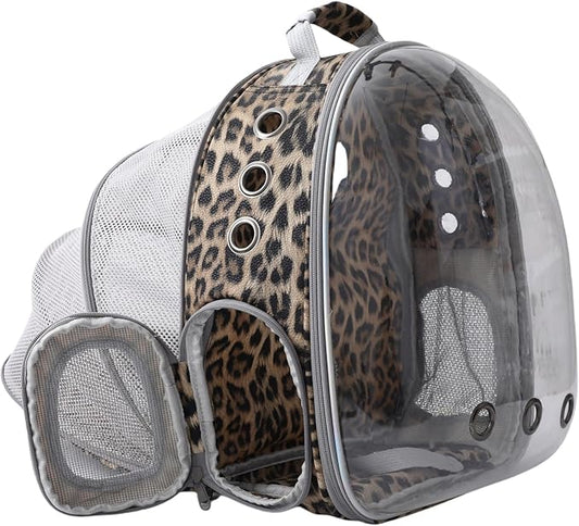 Pet Carrier Backpack Expandable for Cats and Small Dogs, Breathable Anti-Collapse Design, Airline Approved Travel Backpack for Hiking and Outdoor Use (Back Expandable-Animal)