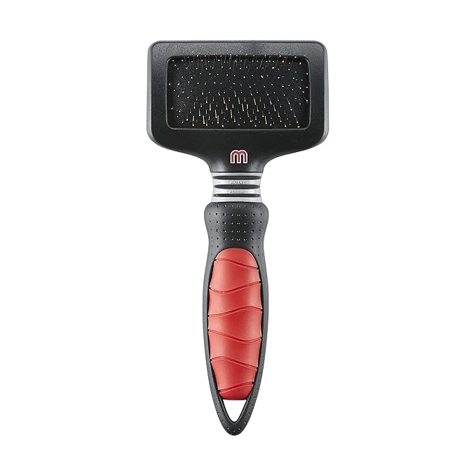 Mikki Dog, Cat, Puppy, Kitten Grooming Soft Pin Slicker Brush -For Knot, Tangles -Sml-Med Pet-Small