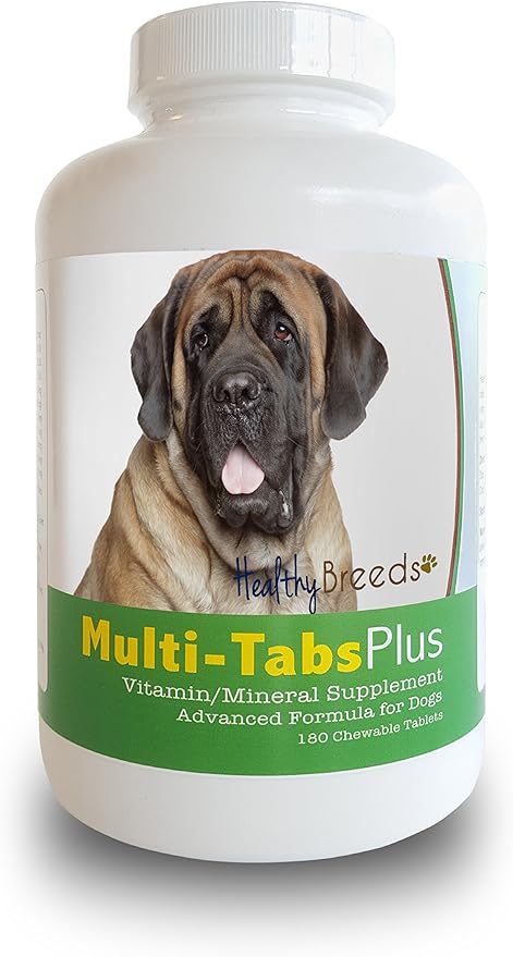 Healthy Breeds Mastiff Multi-Tabs Plus Chewable Tablets 180 Count