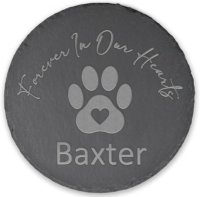 Pet Memorial Gift, Pet Memorial Stone, Sympathy Gift, Personalized Pet Memorial, Memorial Gift, Dog Memorial, Cat Memorial, Memorial Stone - Forever in Our Hearts