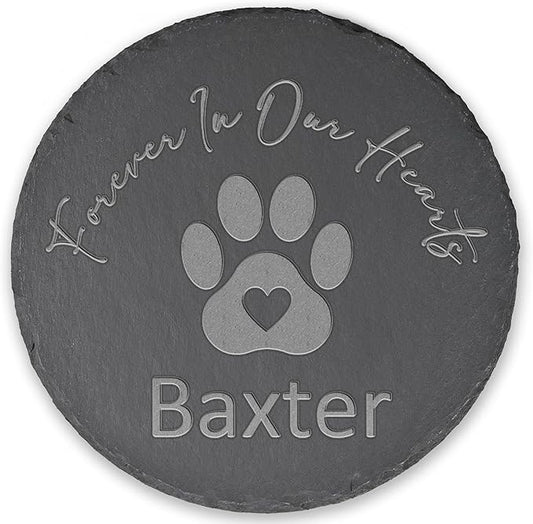 Pet Memorial Gift, Pet Memorial Stone, Sympathy Gift, Personalized Pet Memorial, Memorial Gift, Dog Memorial, Cat Memorial, Memorial Stone - Forever in Our Hearts